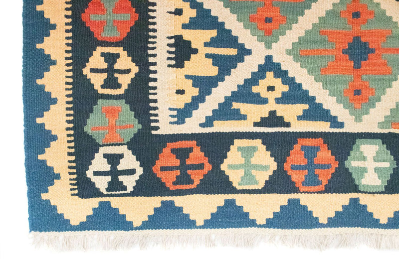 Tappeto Kelim - Orientale - 187 x 126 cm - blu