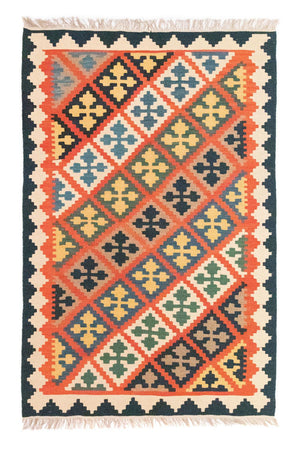Tappeto Kelim - Orientale - 186 x 119 cm - arancione