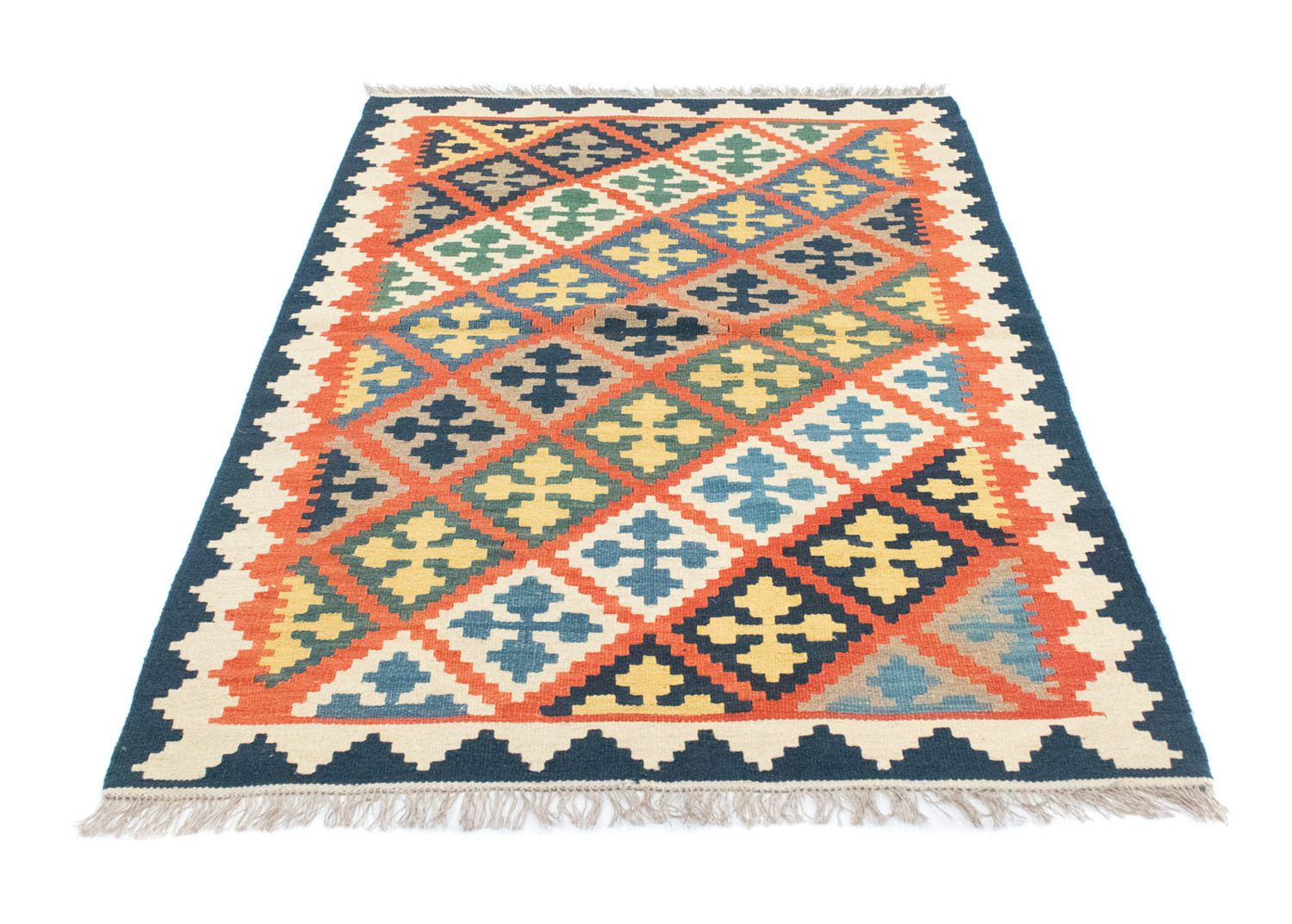 Tappeto Kelim - Orientale - 186 x 119 cm - arancione