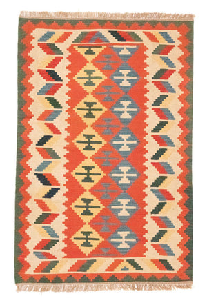 Tappeto Kelim - Orientale - 184 x 120 cm - arancione