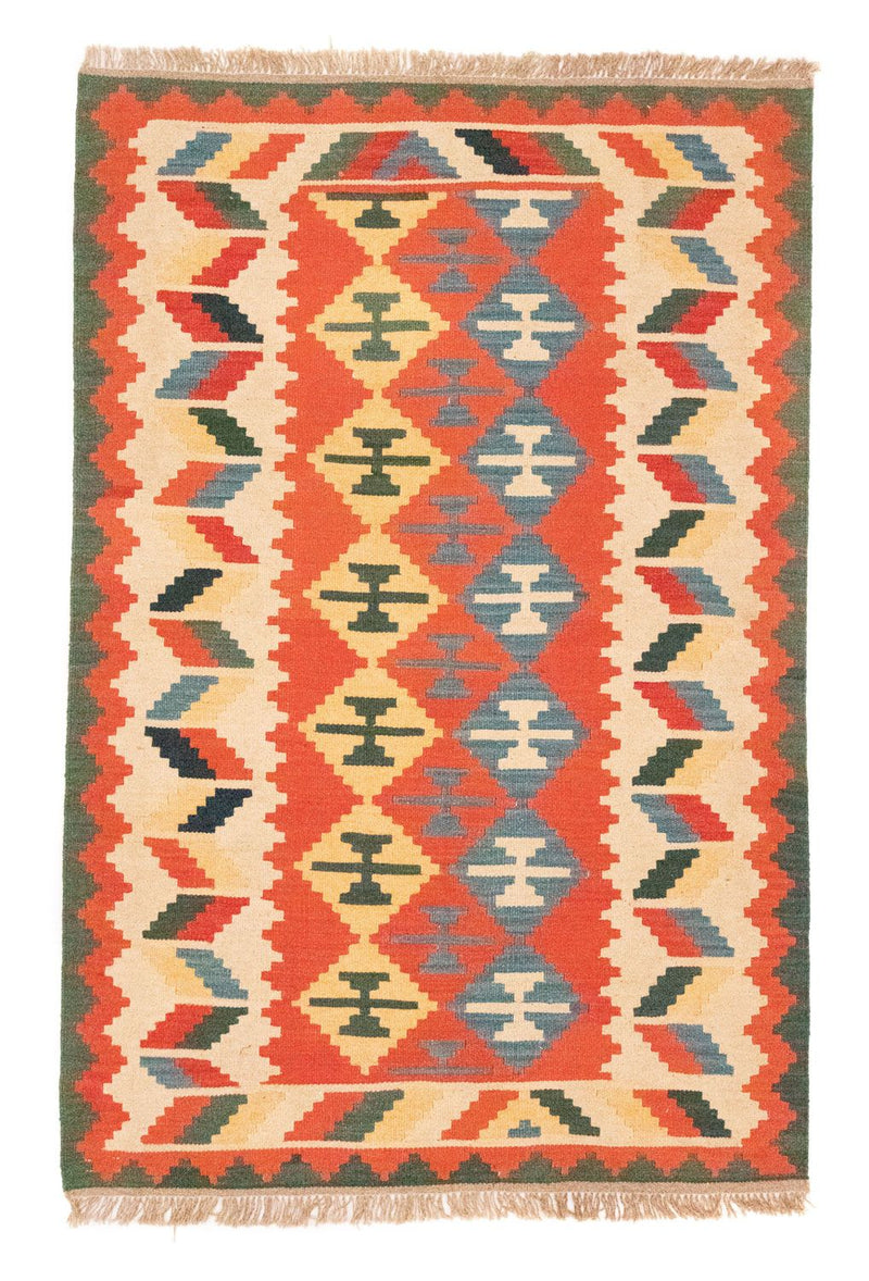 Tappeto Kelim - Orientale - 184 x 120 cm - arancione