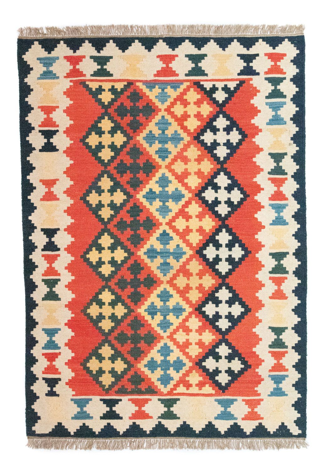Tappeto Kelim - Orientale - 180 x 125 cm - arancione