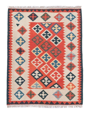 Tappeto Kelim - Orientale - 167 x 130 cm - arancione