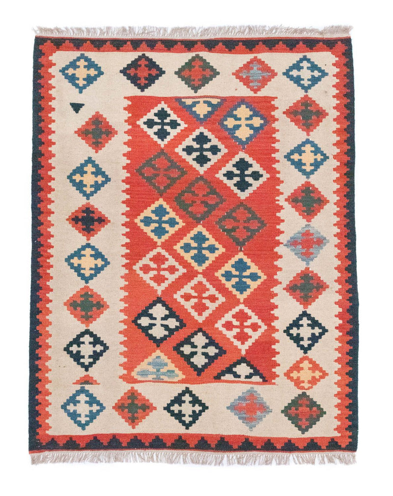 Tappeto Kelim - Orientale - 167 x 130 cm - arancione