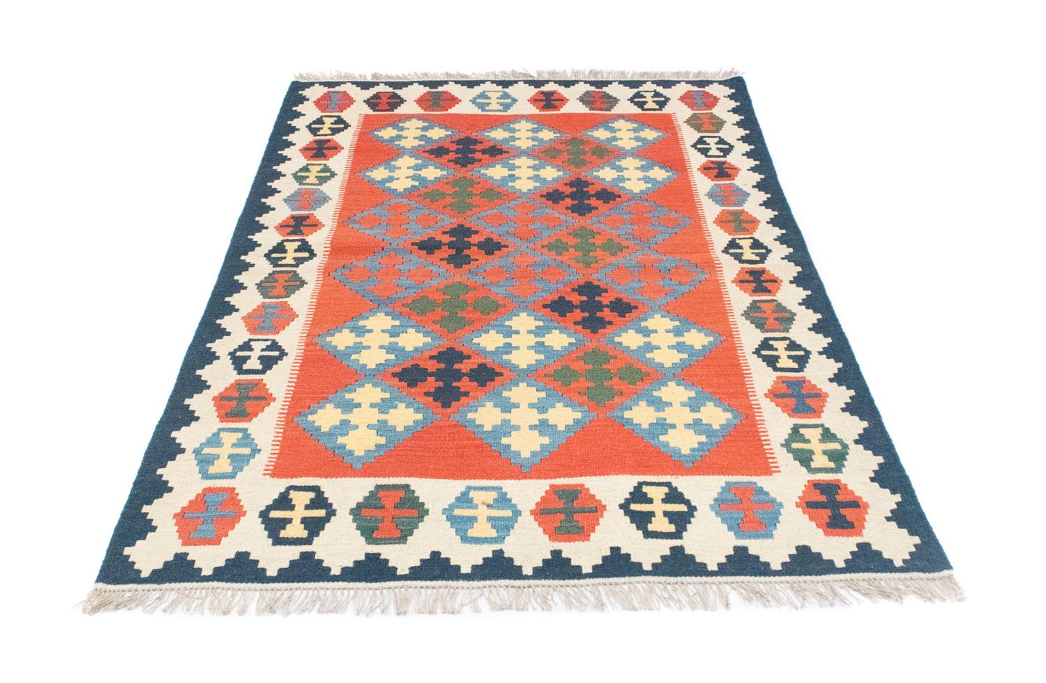Tappeto Kelim - Orientale - 180 x 120 cm - arancione