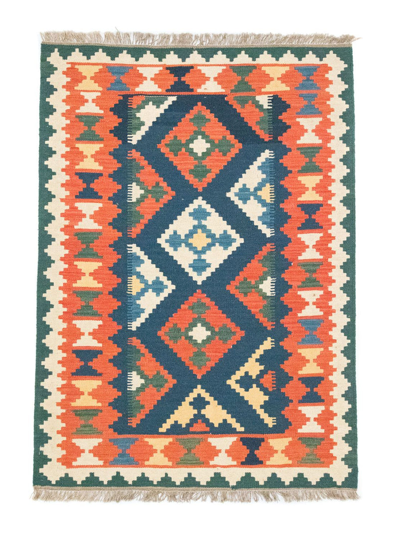 Tappeto Kelim - Orientale - 182 x 130 cm - arancione