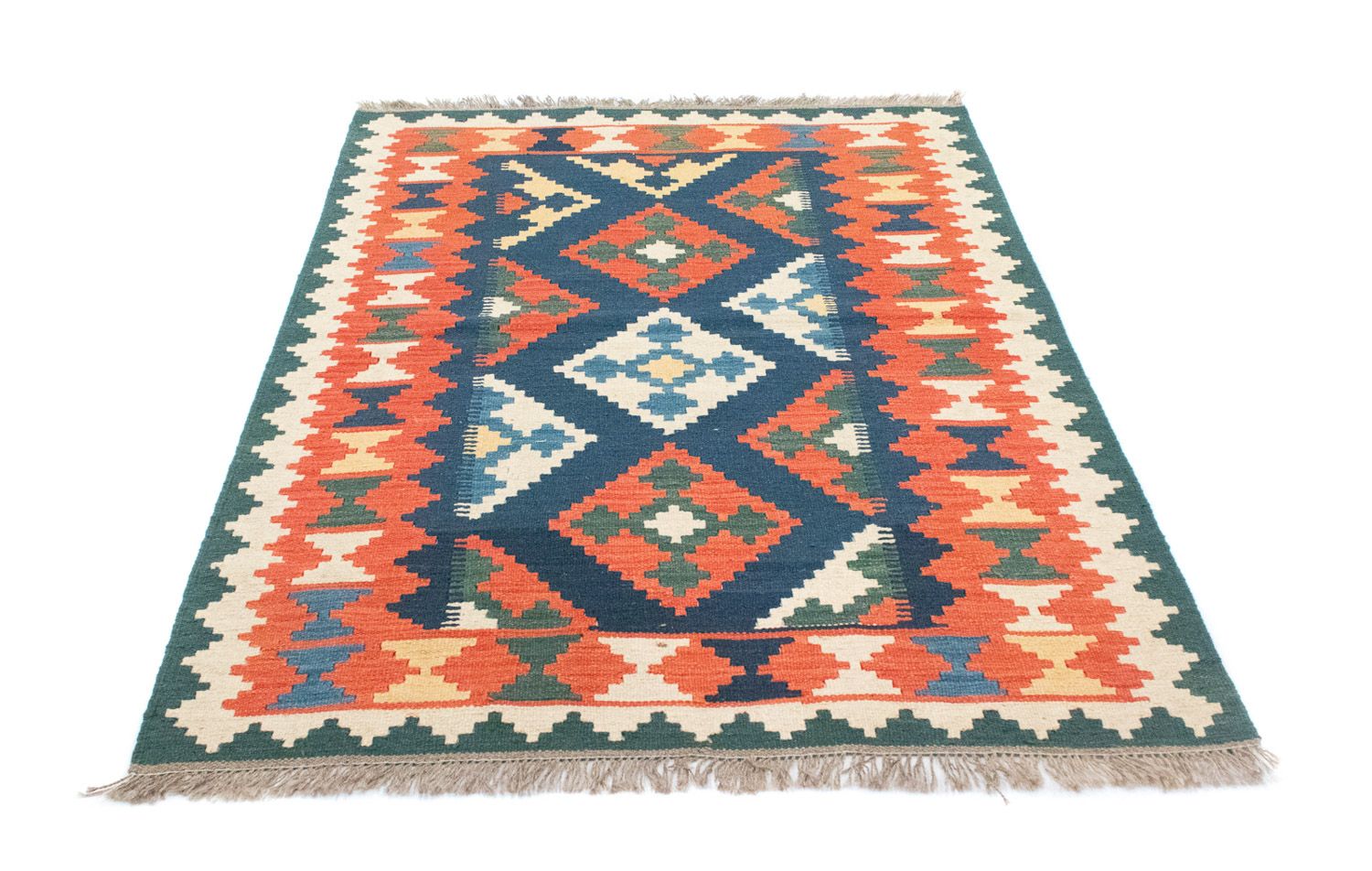 Tappeto Kelim - Orientale - 182 x 130 cm - arancione