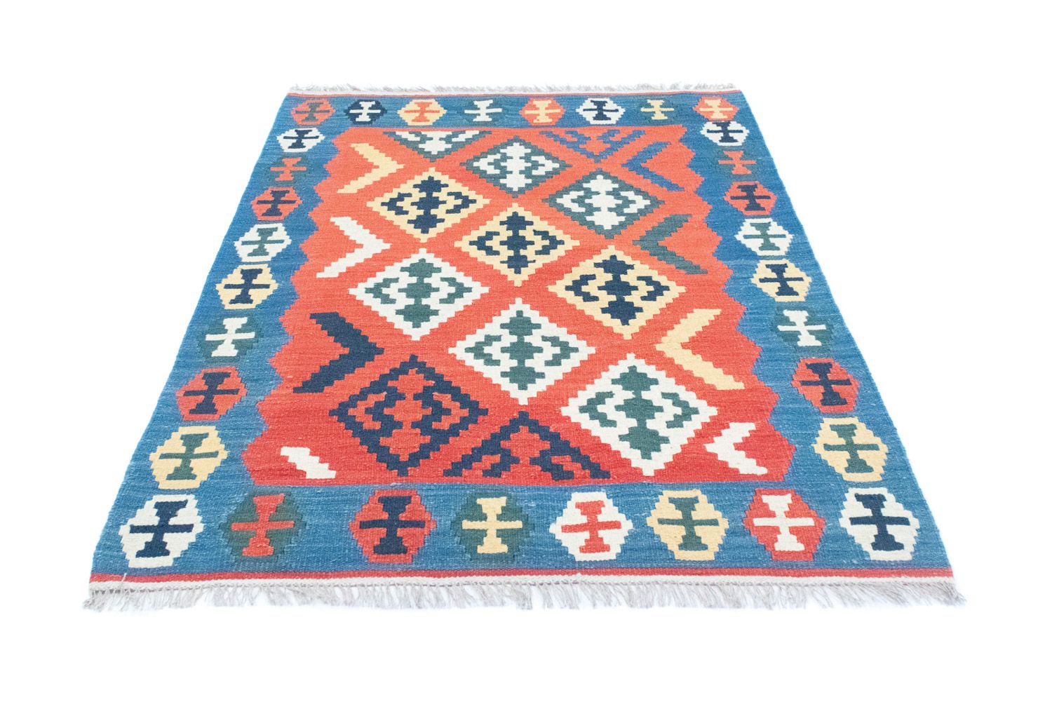 Tappeto Kelim - Orientale - 181 x 126 cm - arancione
