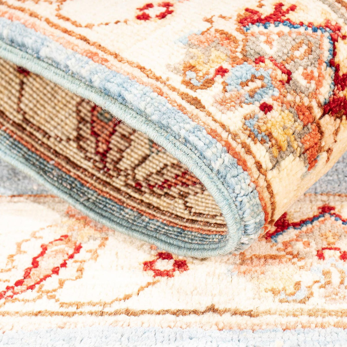 Tappeto Ziegler - 92 x 63 cm - blu chiaro