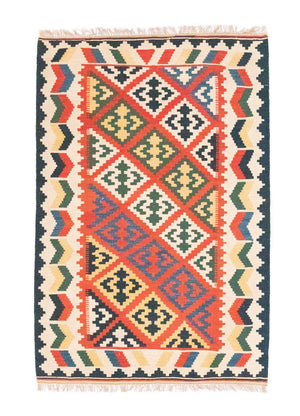 Tappeto Kelim - Orientale - 185 x 125 cm - arancione