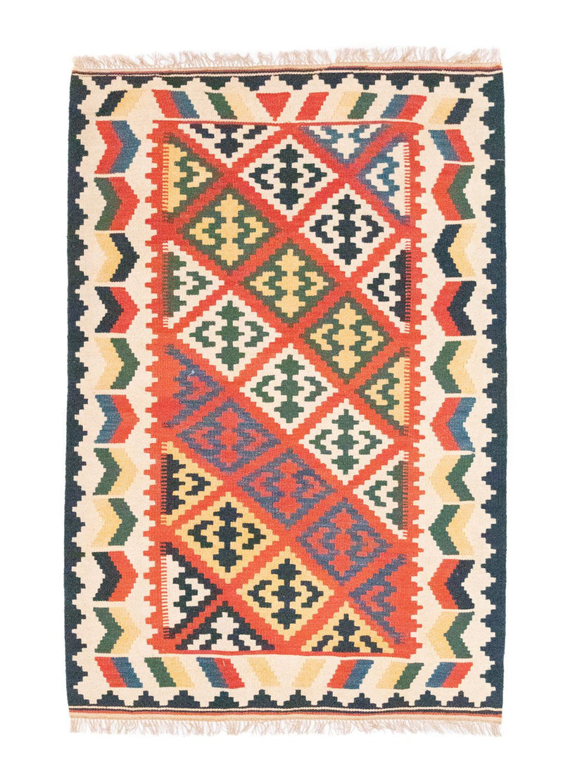 Tappeto Kelim - Orientale - 185 x 125 cm - arancione