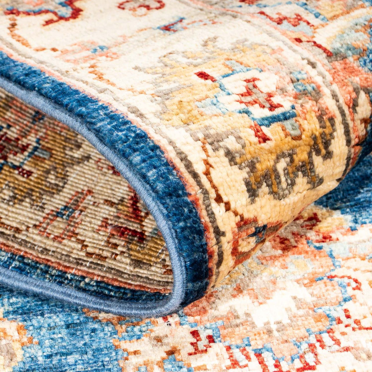 Tappeto corsia Tappeto Ziegler - 186 x 63 cm - blu scuro