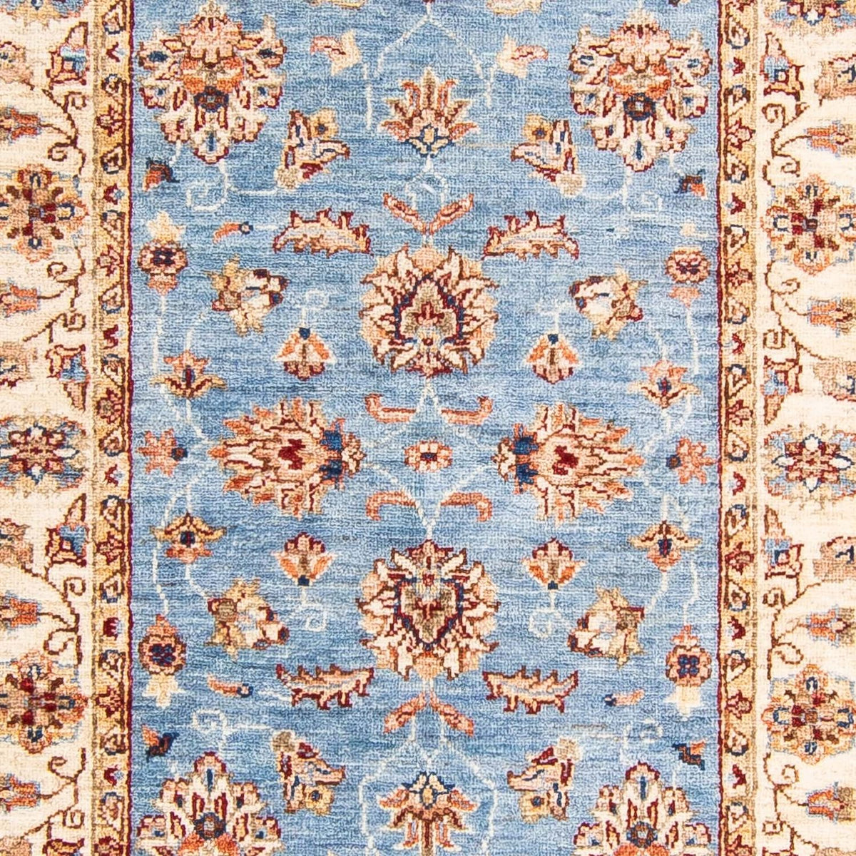 Tappeto corsia Tappeto Ziegler - 304 x 85 cm - blu chiaro
