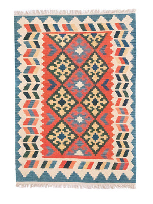 Tappeto Kelim - Orientale - 170 x 120 cm - arancione