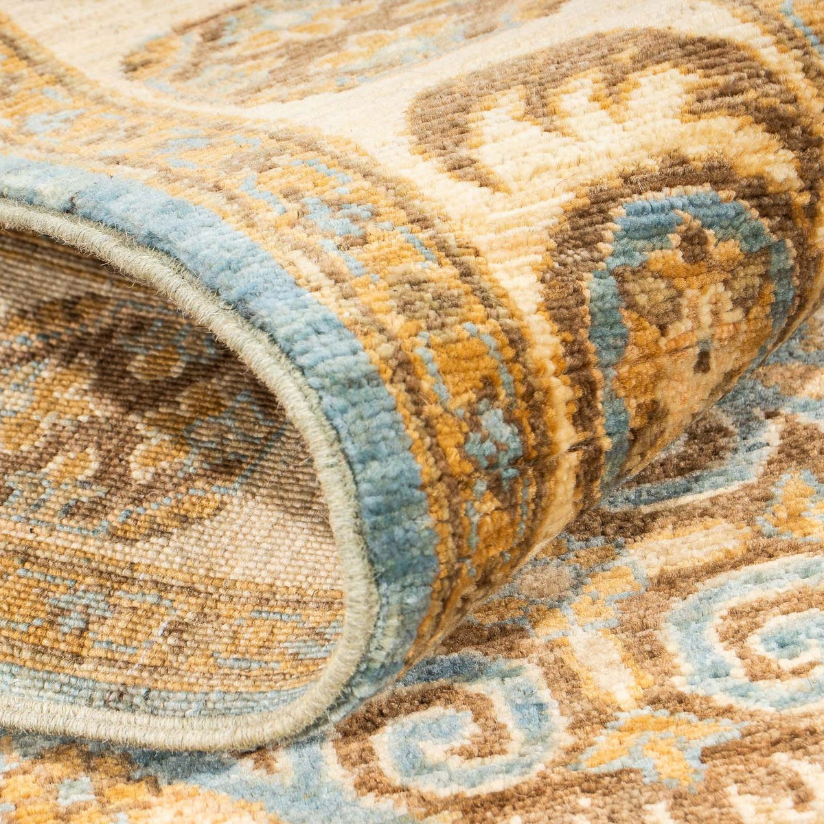 Tappeto corsia Tappeto Ziegler - Ariana - 298 x 89 cm - blu chiaro