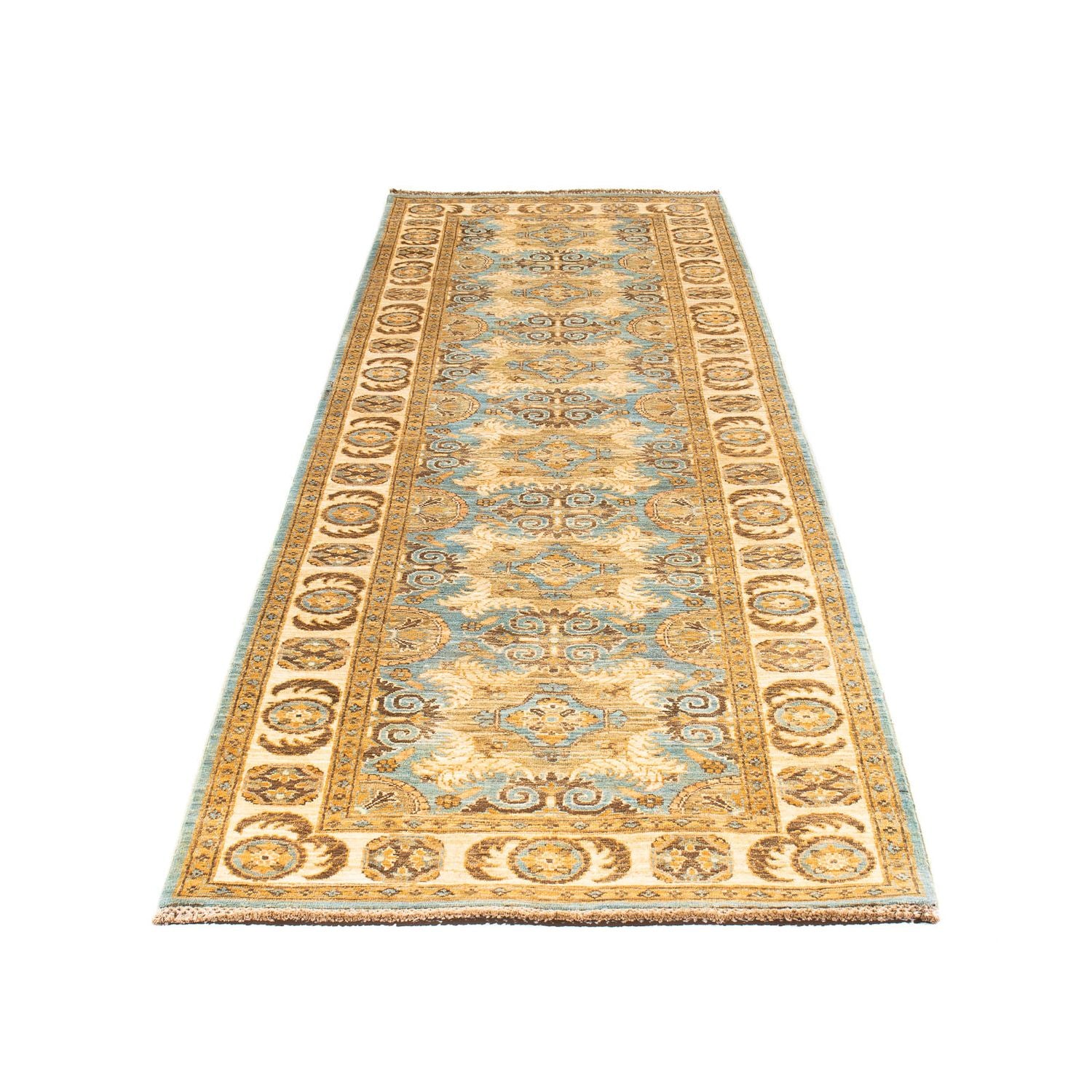Tappeto corsia Tappeto Ziegler - Ariana - 298 x 89 cm - blu chiaro