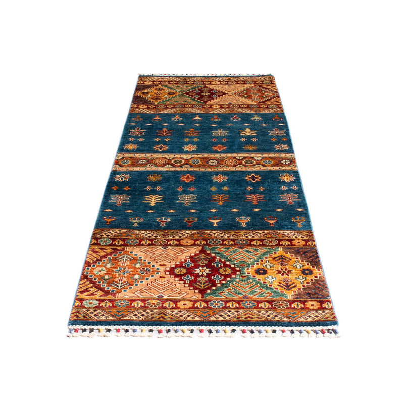 Tappeto corsia Tappeto Ziegler - Shal - 210 x 76 cm - blu scuro