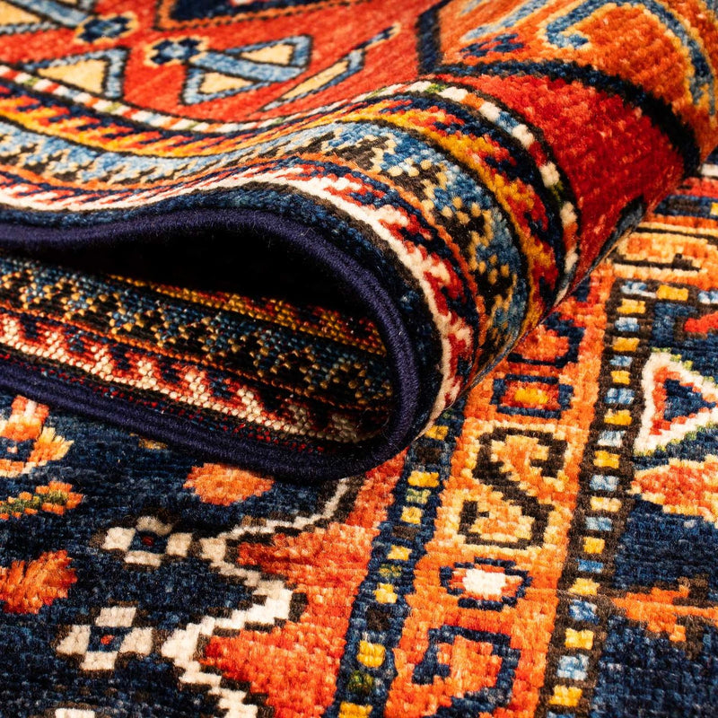 Tappeto afgano - 244 x 170 cm - blu scuro