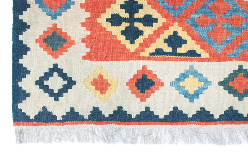 Tappeto Kelim - Orientale - 186 x 120 cm - arancione