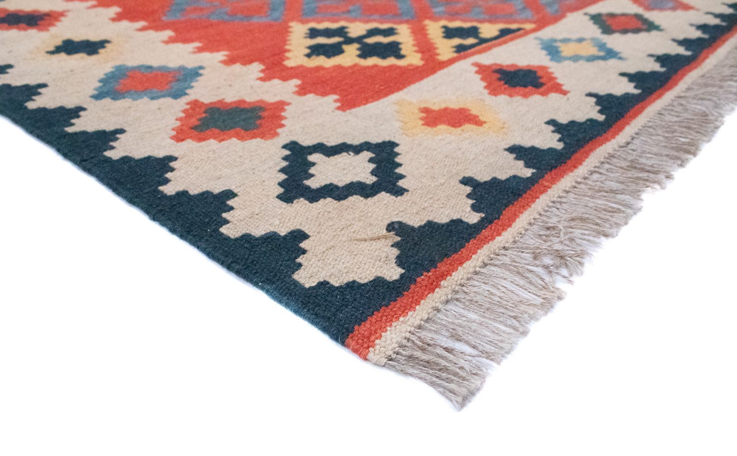 Tappeto Kelim - Orientale - 186 x 120 cm - arancione