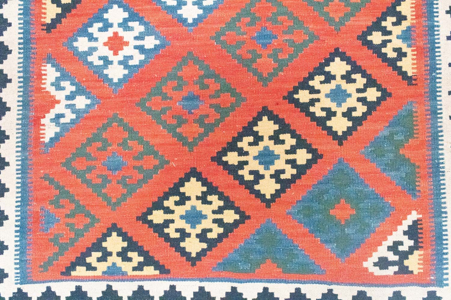 Tappeto Kelim - Orientale - 188 x 123 cm - arancione