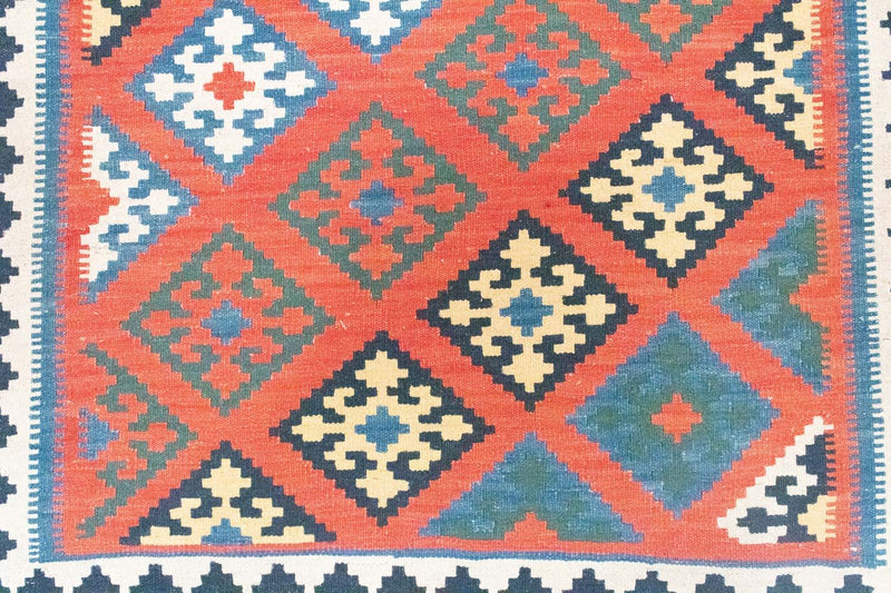 Tappeto Kelim - Orientale - 188 x 123 cm - arancione