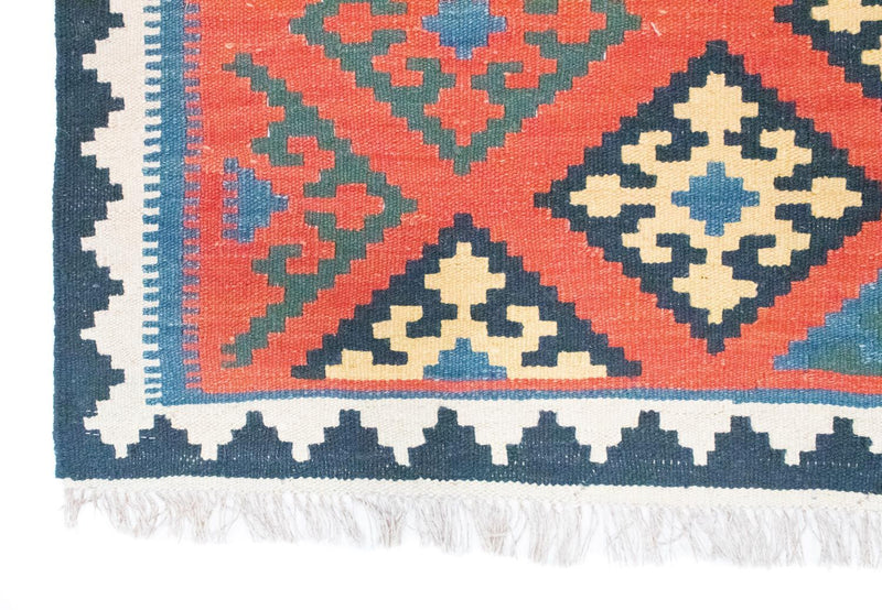 Tappeto Kelim - Orientale - 188 x 123 cm - arancione