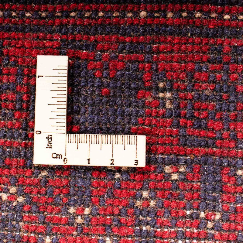 Tappeto afgano - Kunduz - 199 x 126 cm - rosso scuro