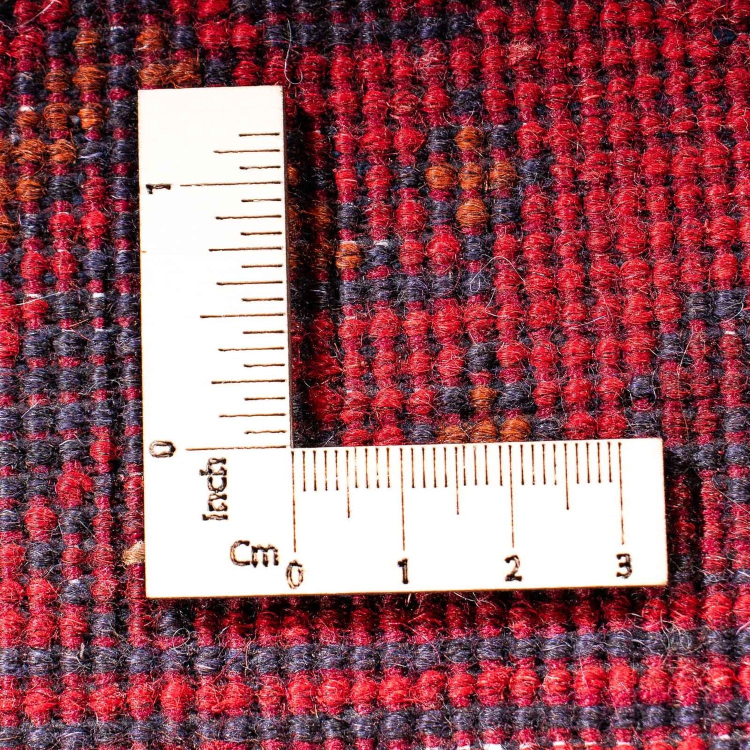 Tappeto corsia Tappeto afgano - Kunduz - 299 x 82 cm - rosso scuro