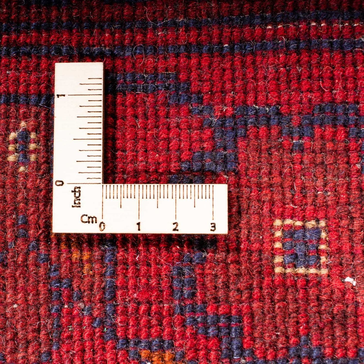 Tappeto afgano - Kunduz - 219 x 126 cm - rosso scuro