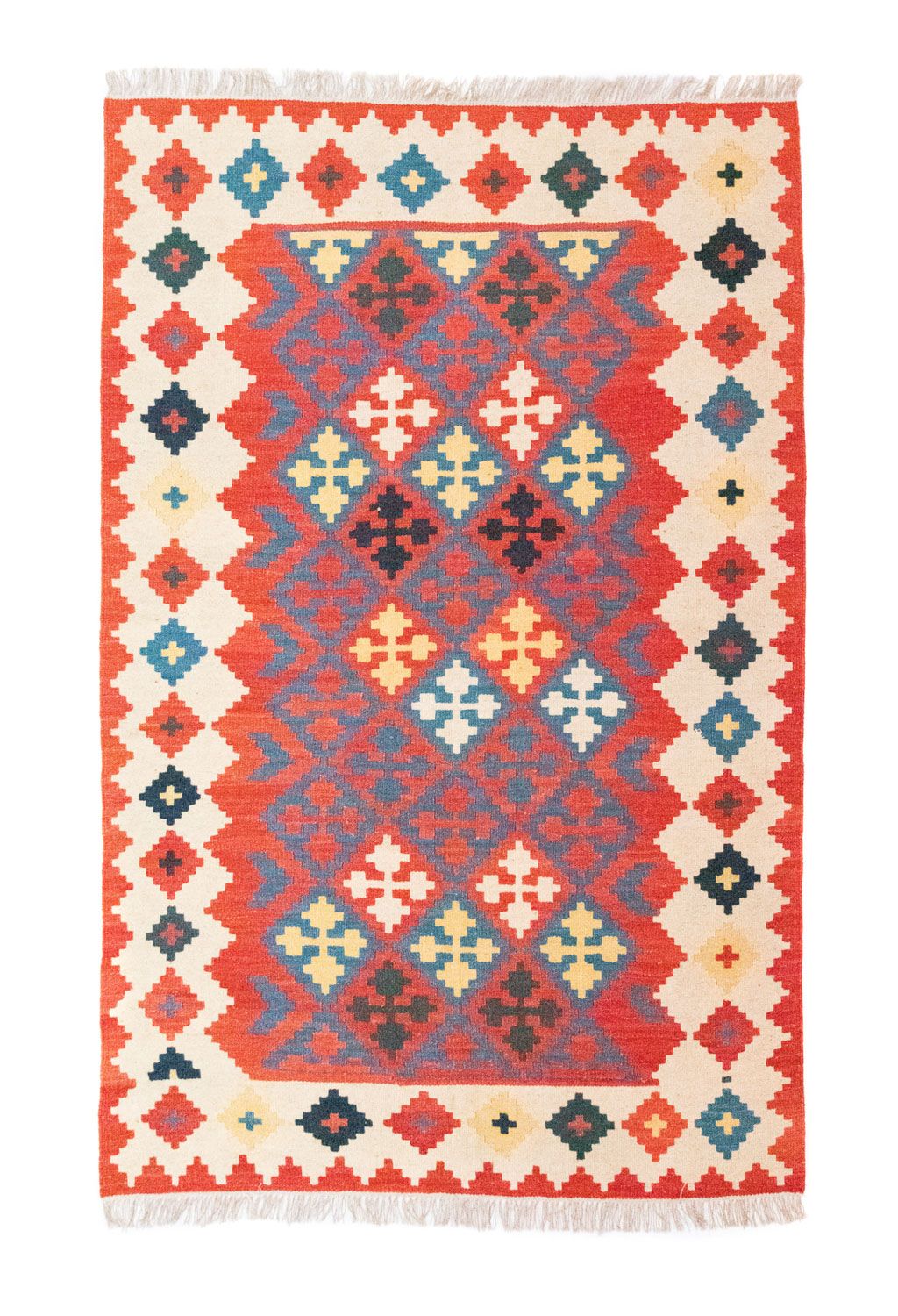Tappeto Kelim - Orientale - 183 x 120 cm - arancione