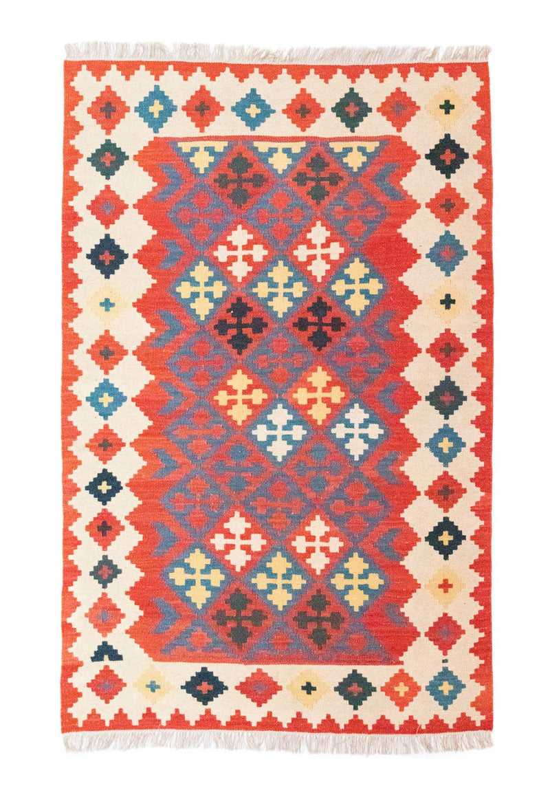Tappeto Kelim - Orientale - 183 x 120 cm - arancione