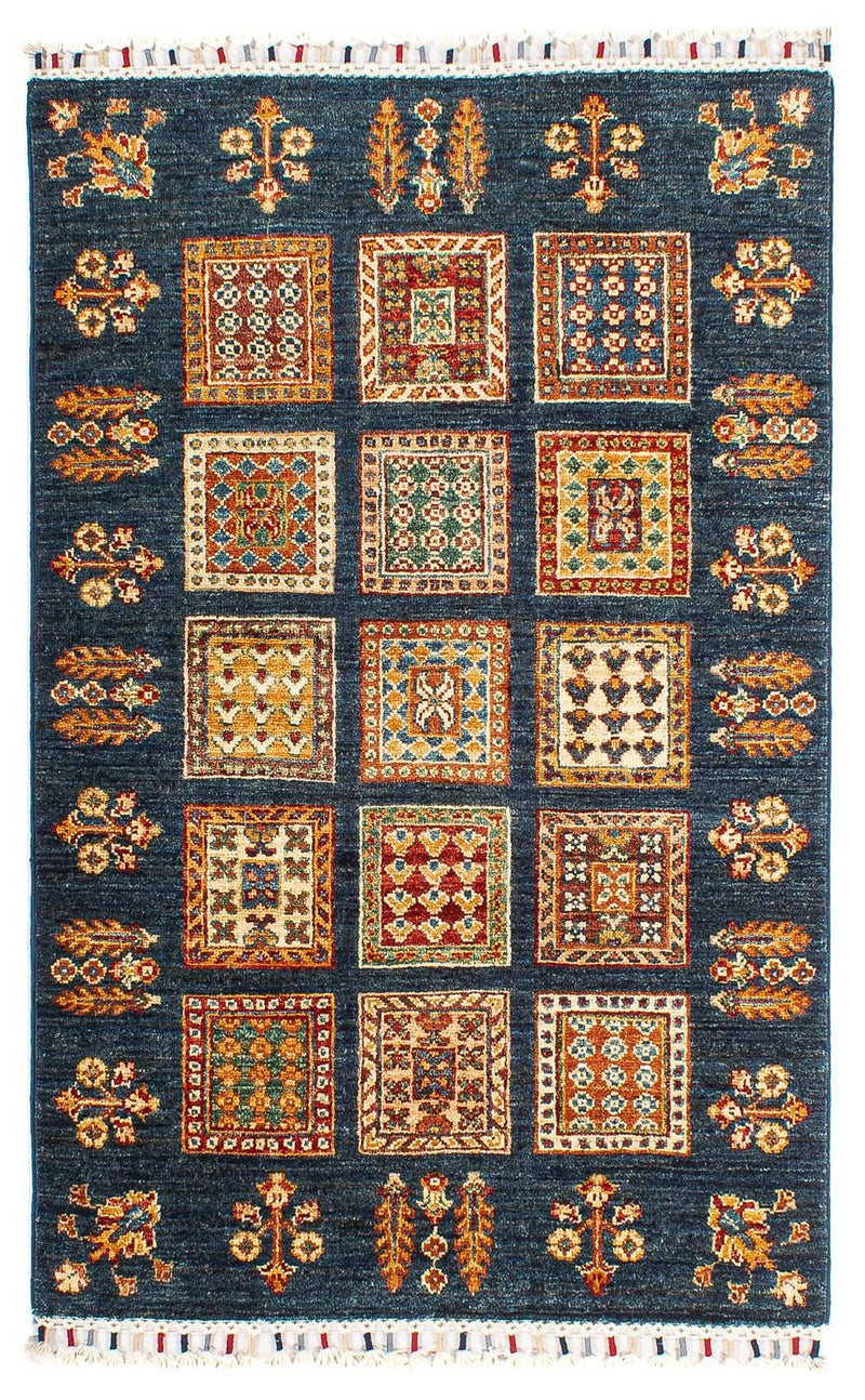 Tappeto Ziegler - Bakhtiari - 123 x 83 cm - blu scuro