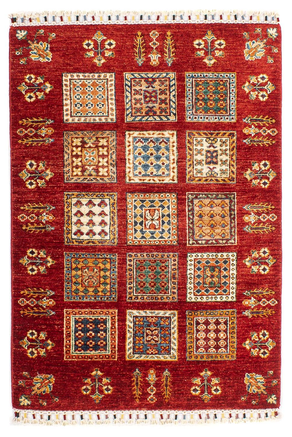 Tappeto Ziegler - Bakhtiari - 123 x 84 cm - rosso scuro