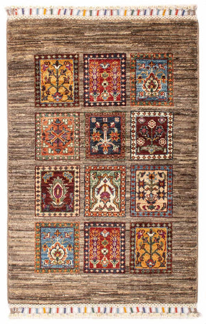 Tappeto Ziegler - Bakhtiari - 91 x 60 cm - marrone scuro