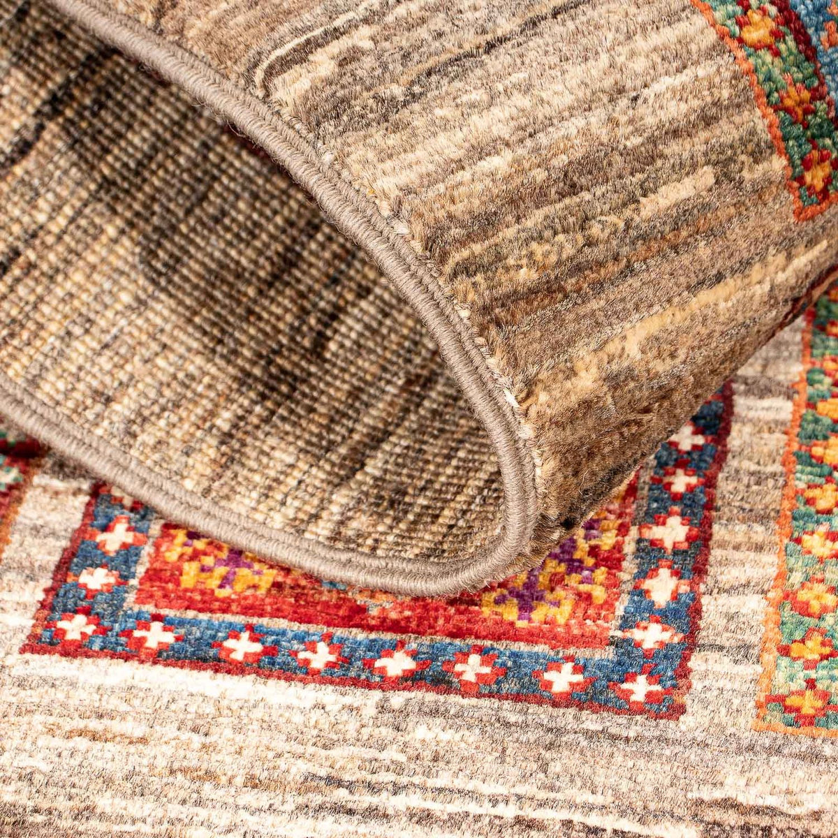 Tappeto Ziegler - Bakhtiari - 93 x 63 cm - marrone scuro