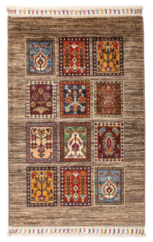 Tappeto Ziegler - Bakhtiari - 96 x 62 cm - marrone scuro