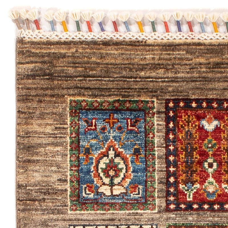 Tappeto Ziegler - Bakhtiari - 96 x 62 cm - marrone scuro