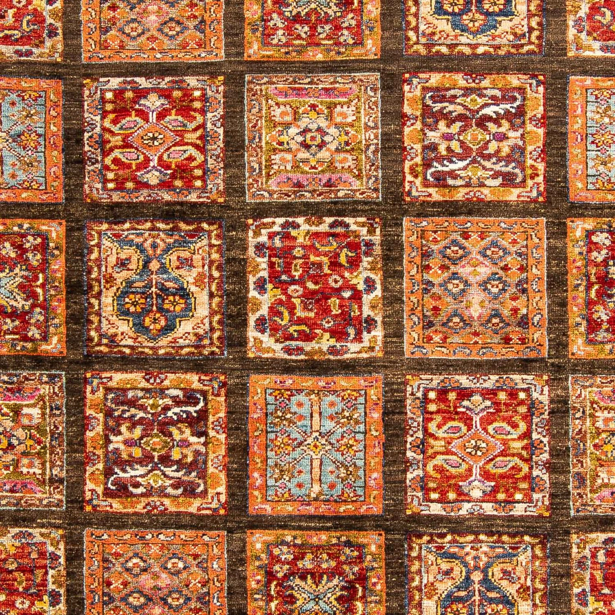 Tappeto Ziegler - Bakhtiari - 193 x 150 cm - marrone scuro