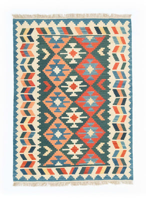 Tappeto Kelim - Orientale - 177 x 130 cm - blu