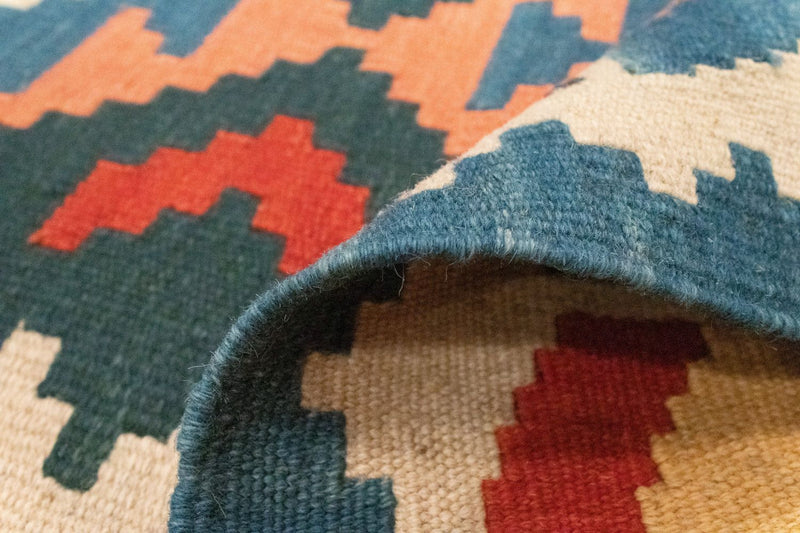 Tappeto Kelim - Orientale - 177 x 130 cm - blu