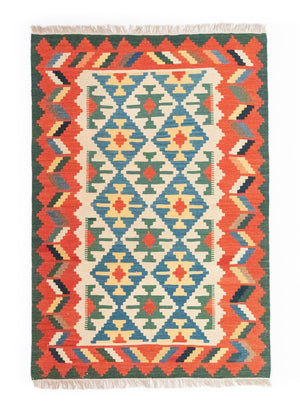 Tappeto Kelim - Orientale - 180 x 123 cm - arancione