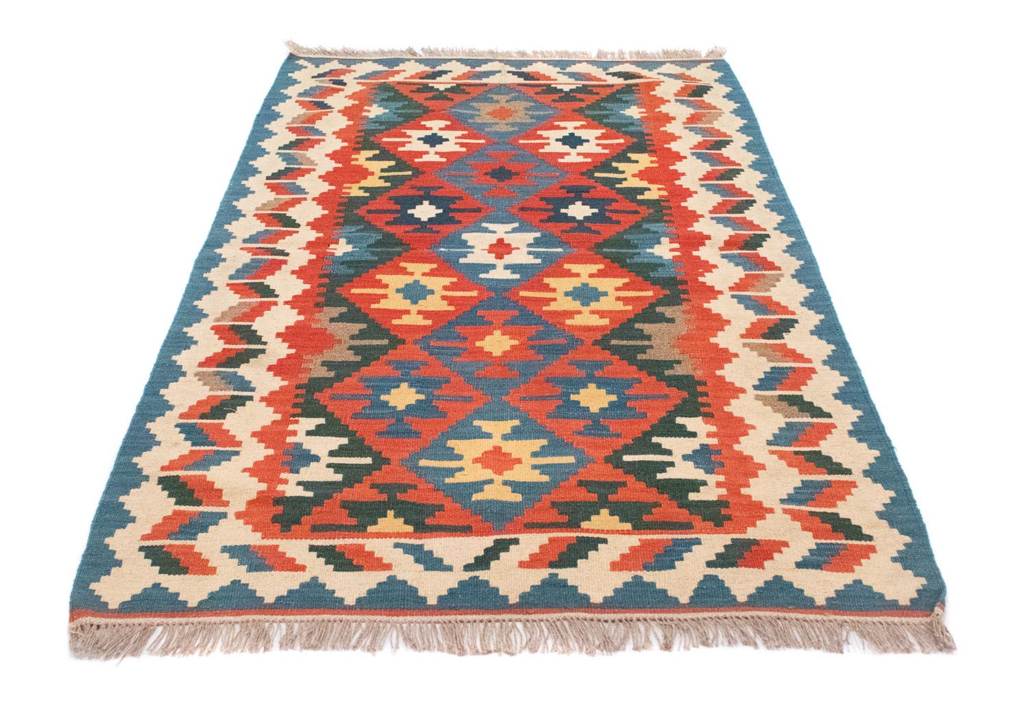 Tappeto Kelim - Orientale - 185 x 119 cm - arancione