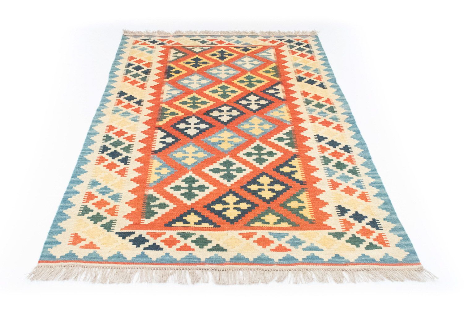 Tappeto Kelim - Orientale - 184 x 118 cm - arancione