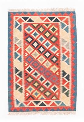 Tappeto Kelim - Orientale - 150 x 100 cm - rosso