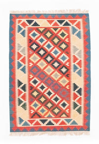 Tappeto Kelim - Orientale - 150 x 100 cm - rosso