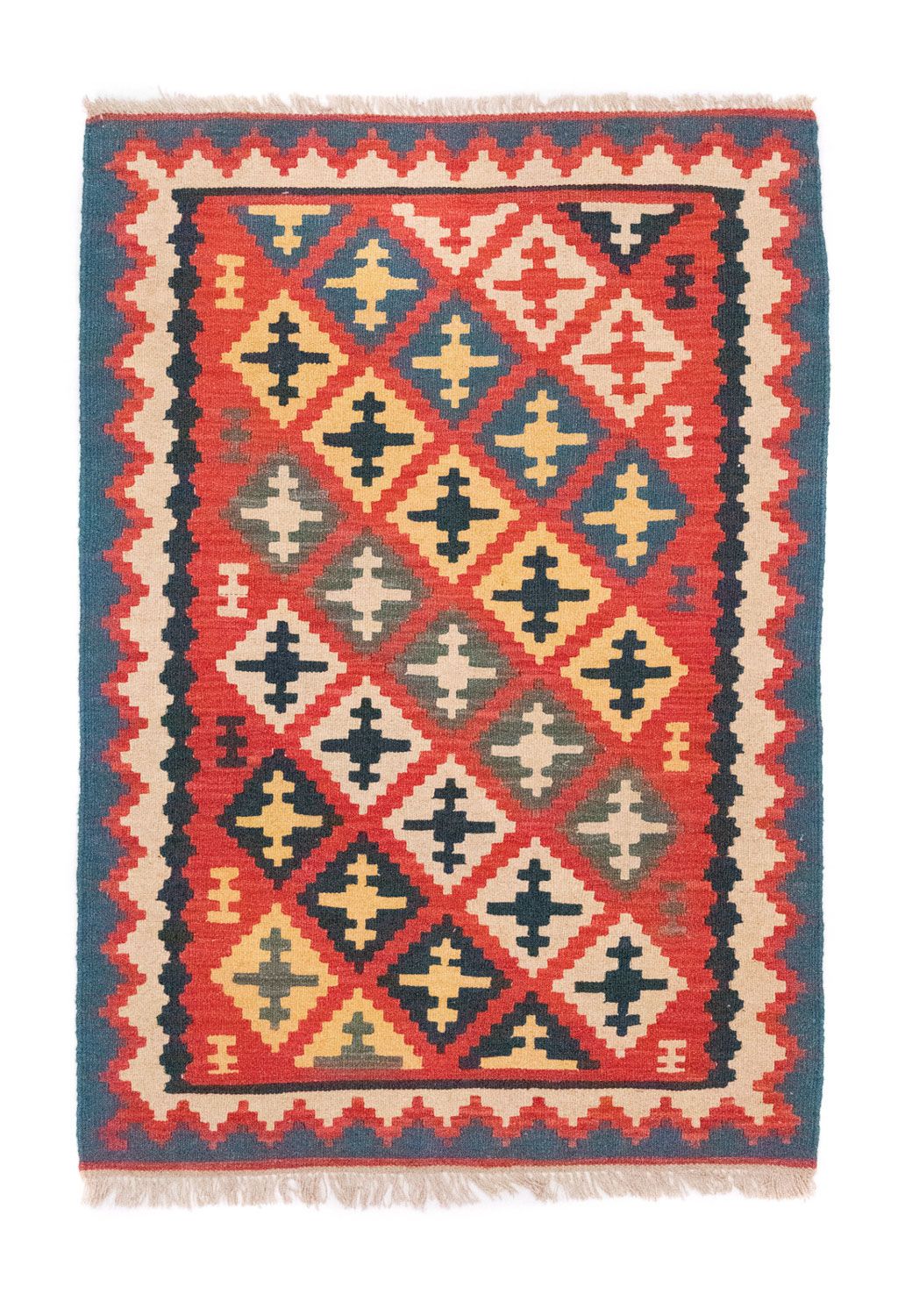 Tappeto Kelim - Orientale - 150 x 102 cm - rosso