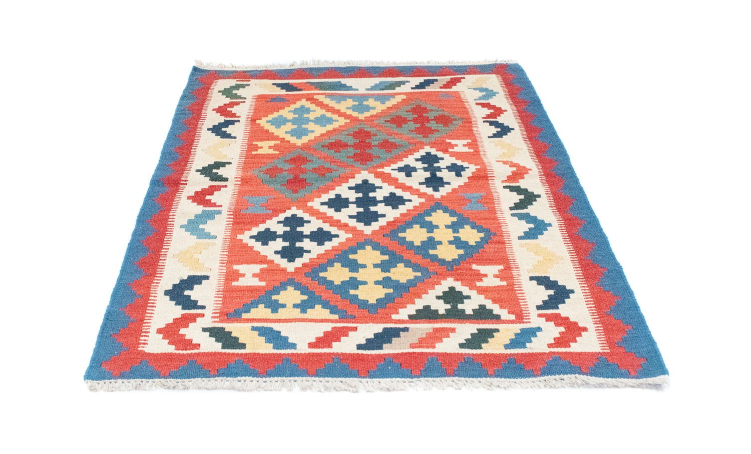 Tappeto Kelim - Orientale - 147 x 101 cm - arancione