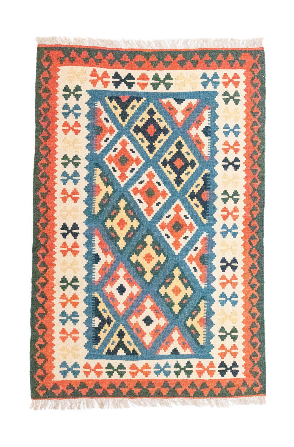 Tappeto Kelim - Orientale - 153 x 100 cm - blu