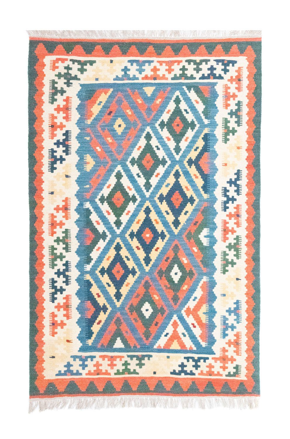 Tappeto Kelim - Orientale - 154 x 103 cm - blu